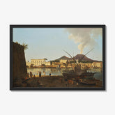 The Harbor of Granatello near Portici with Mount Vesuvius in the Background by Joseph Rebell - thumbnail_1_bf_673cb8d15e0c5e198f5ec634